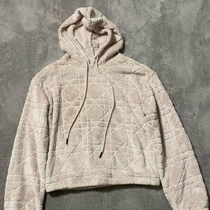 Cozy Cream Quilted Hoodie